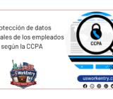 Protección de datos personales de los empleados según la CCPA