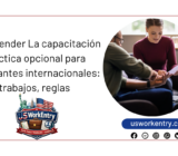 Comprender La capacitación práctica opcional para estudiantes internacionales: trabajos, reglas