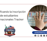 Simplificando la inscripción de estudiantes internacionales Tracker
